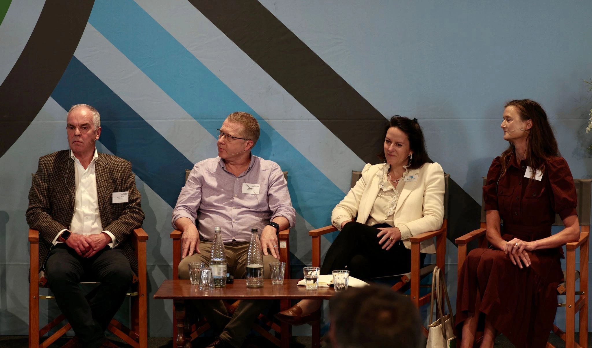 Four people discuss food and farming at Future Countryside